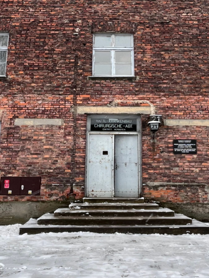 Le bâtiment où Josef Mengele réalisait ses diverses expérimentations médicales meurtrières