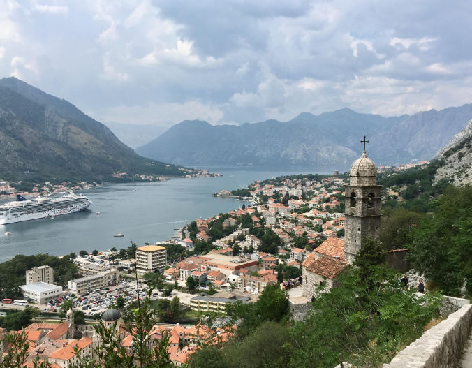 Point de vue sur Kotor