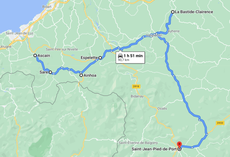 Le circuit des villages basques