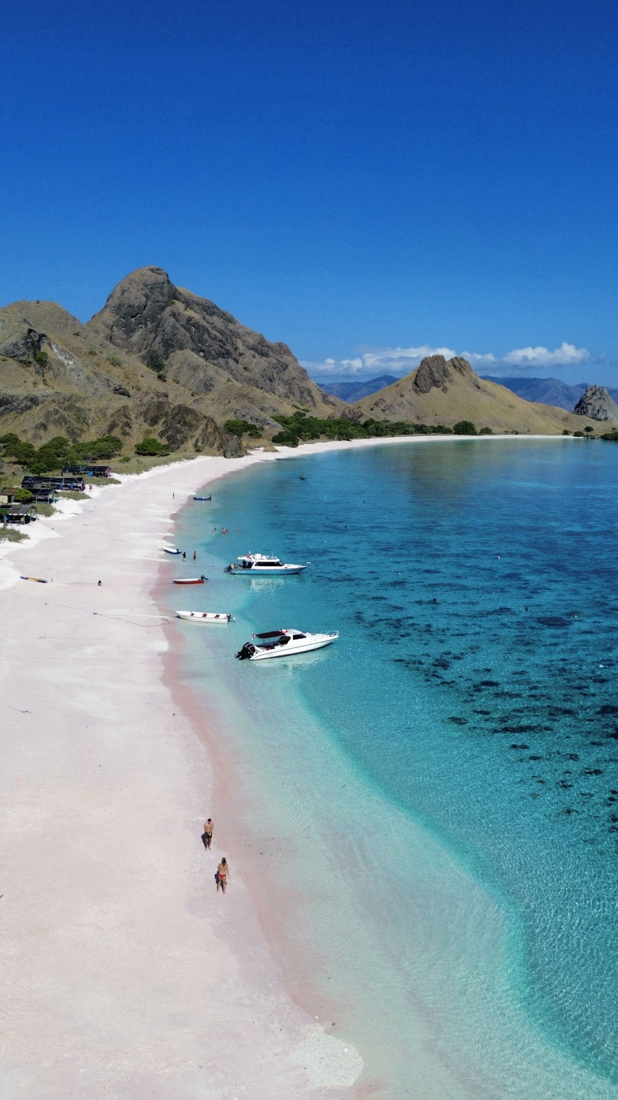 Pink Beach sur l'île de Padar