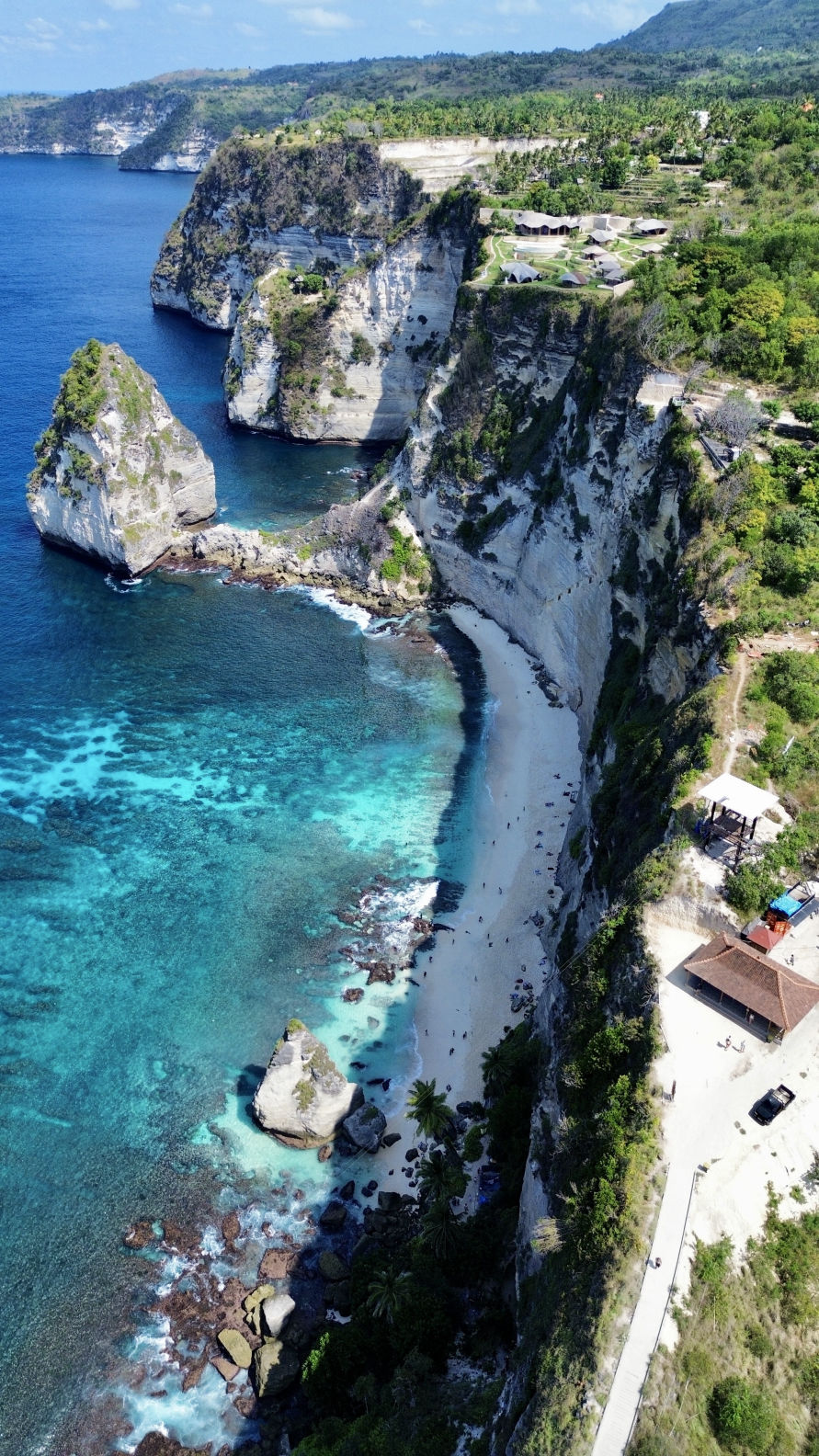 Diamond Beach vue du ciel