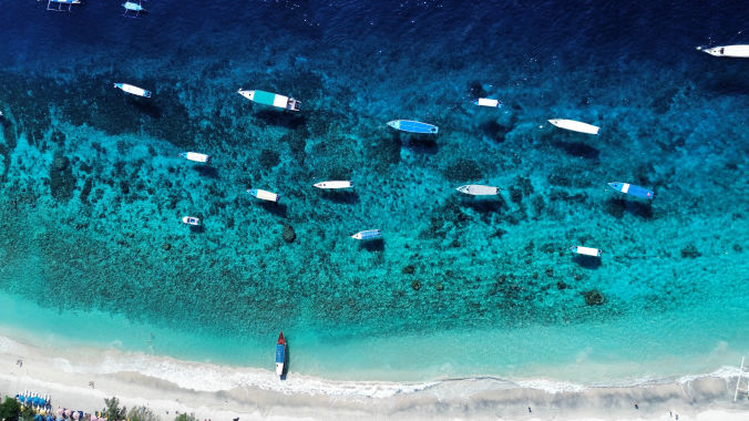 Les îles Gili au large de Lombok