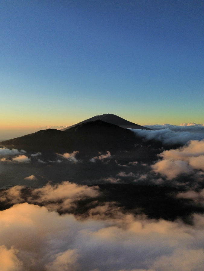 Le mont Batur à Bali