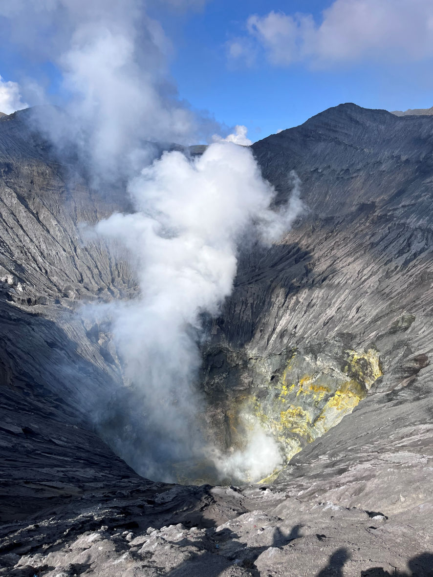 Le cratère du volcan Bromo