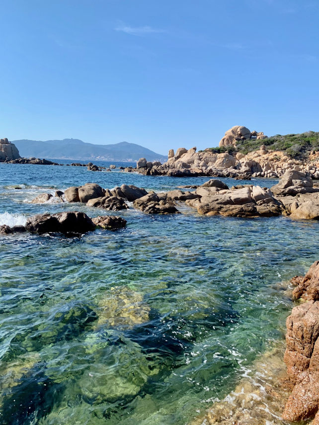 La plage Isolella à Ajaccio