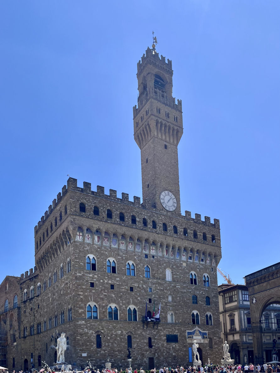 Le Palazzo Vecchio sur la Piazza della Signoria