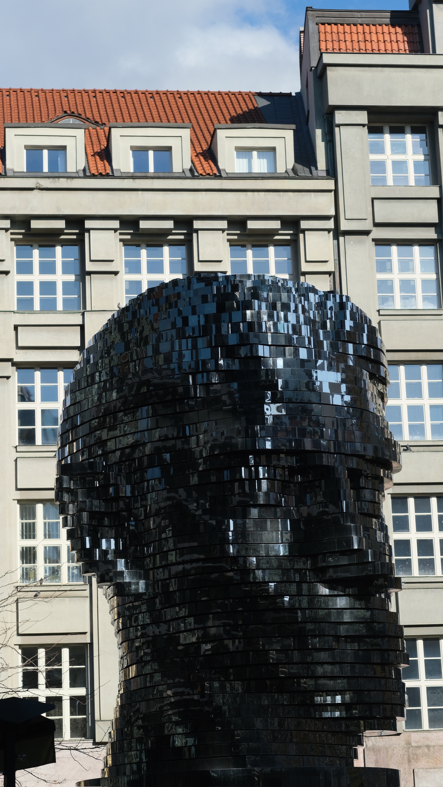 La statue de Franz Kafka
