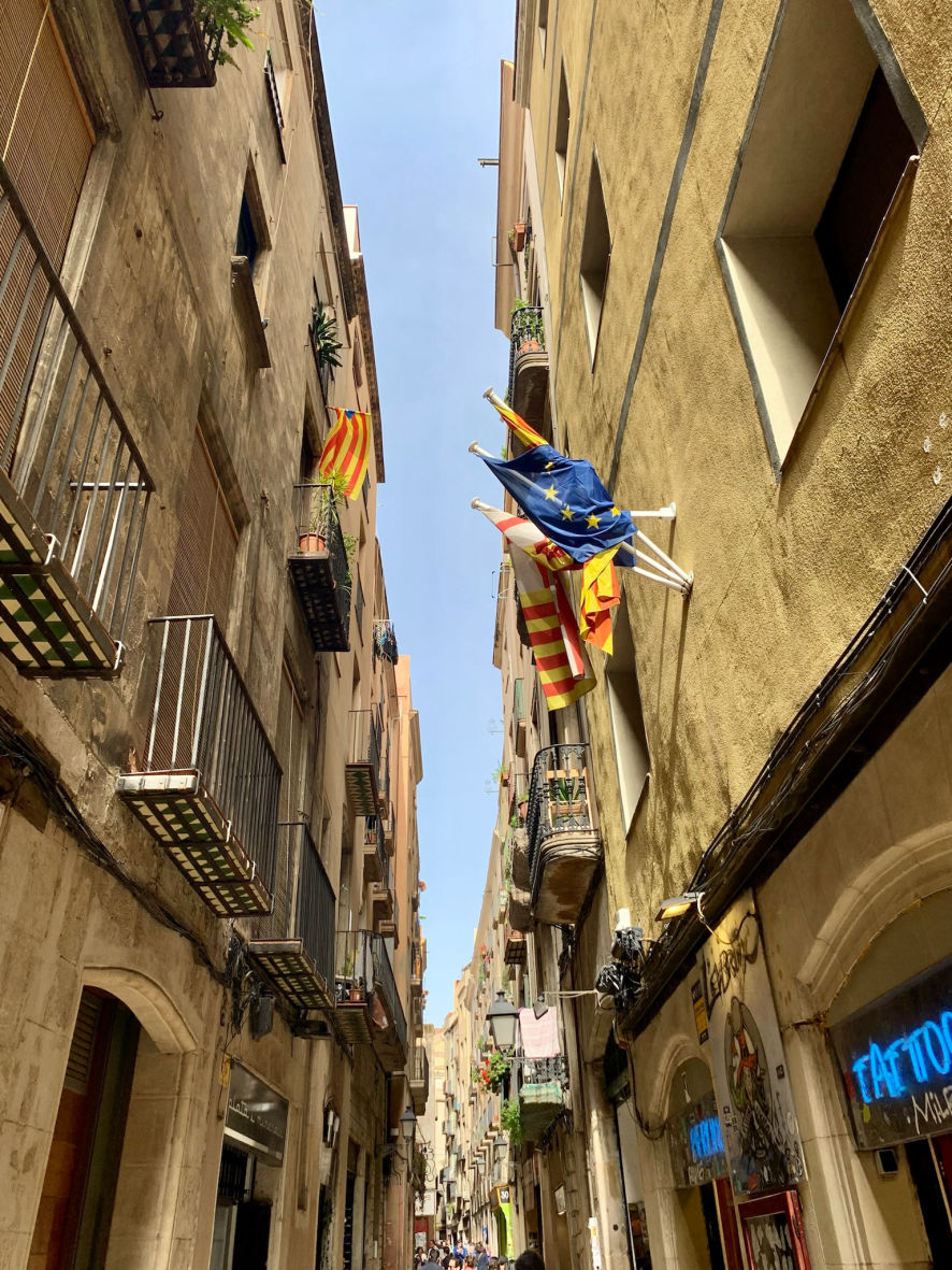 Les jolies rues du quartier gothique