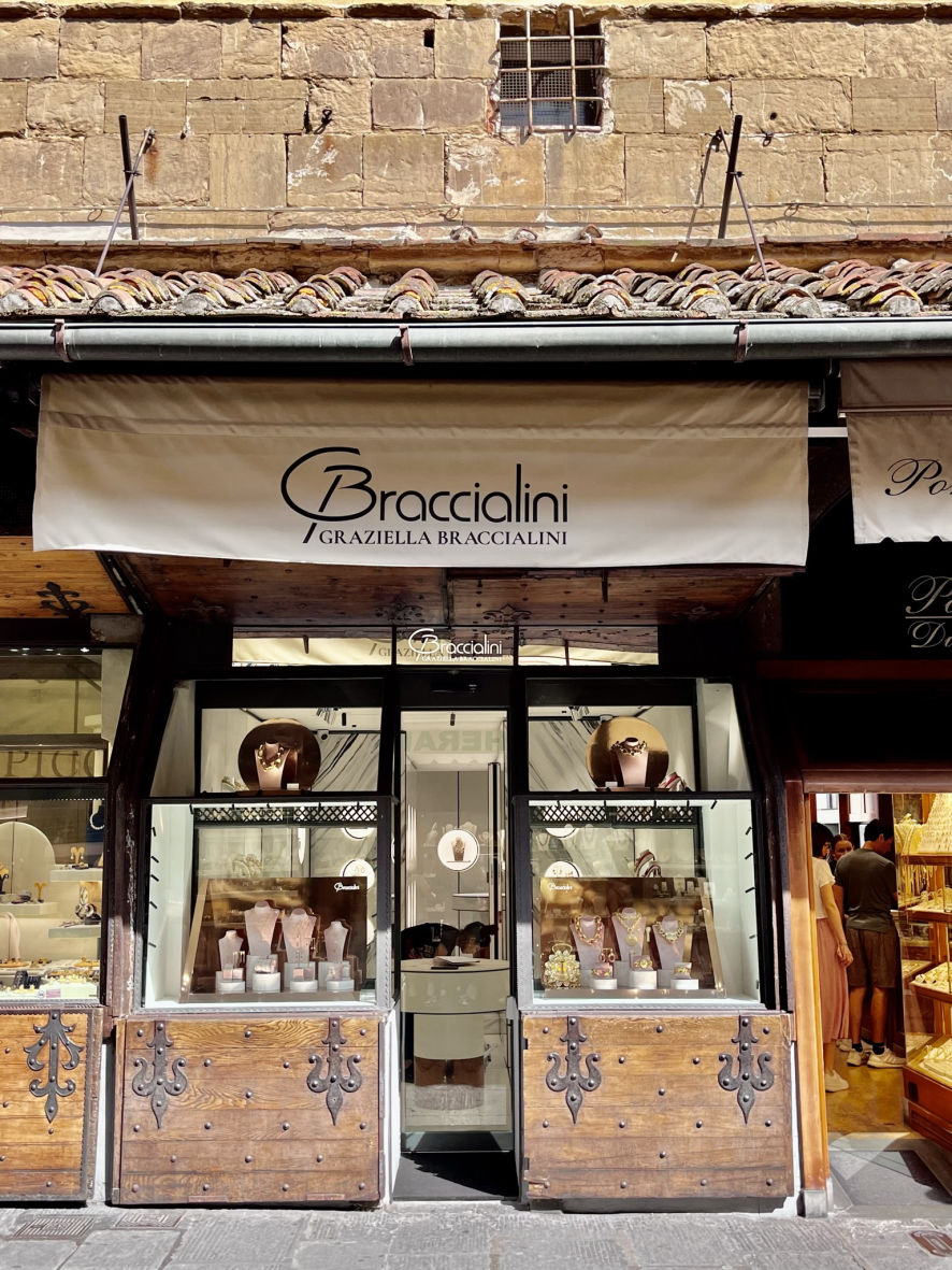 Les boutiques sur le Ponte Vecchio