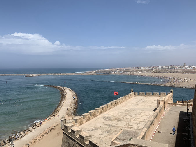 Vue panoramique sur l'océan 