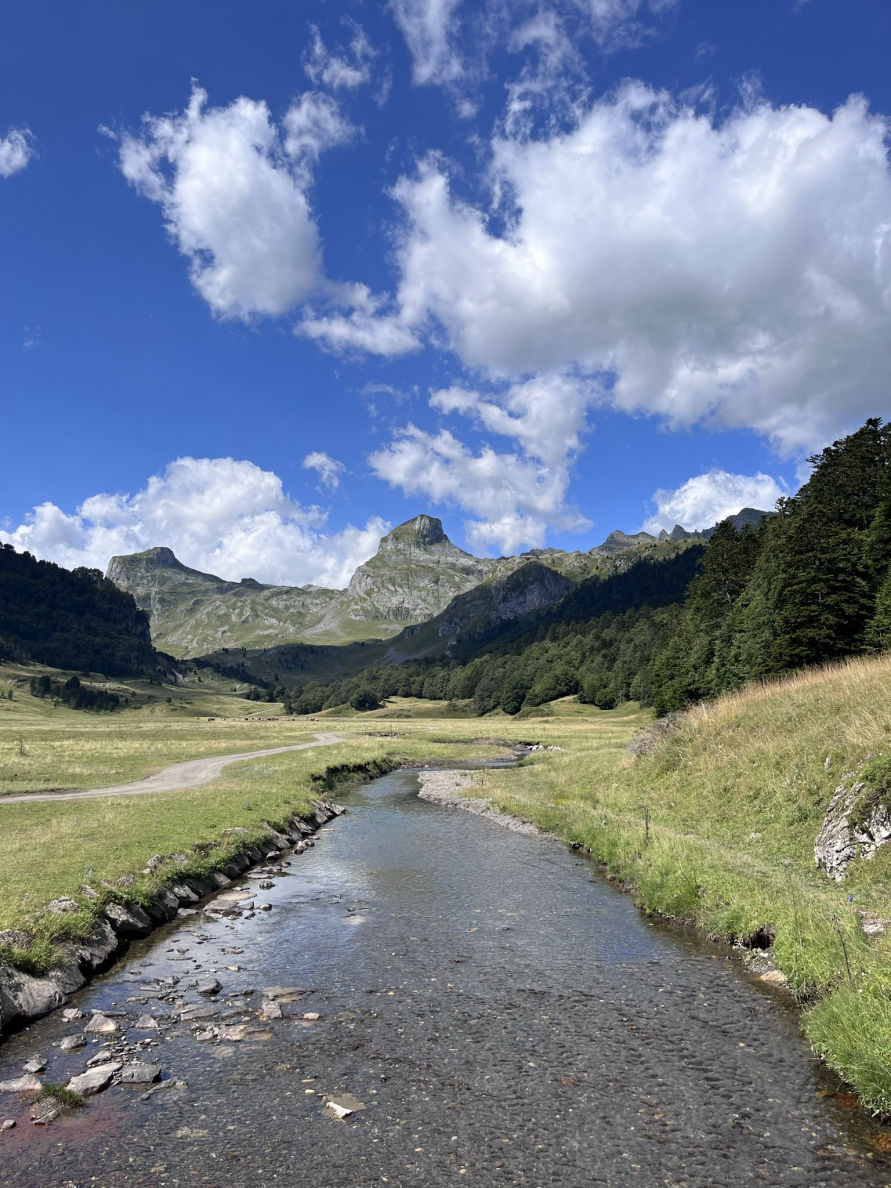 Dans la vallée de la randonnée des lacs d'Ayous