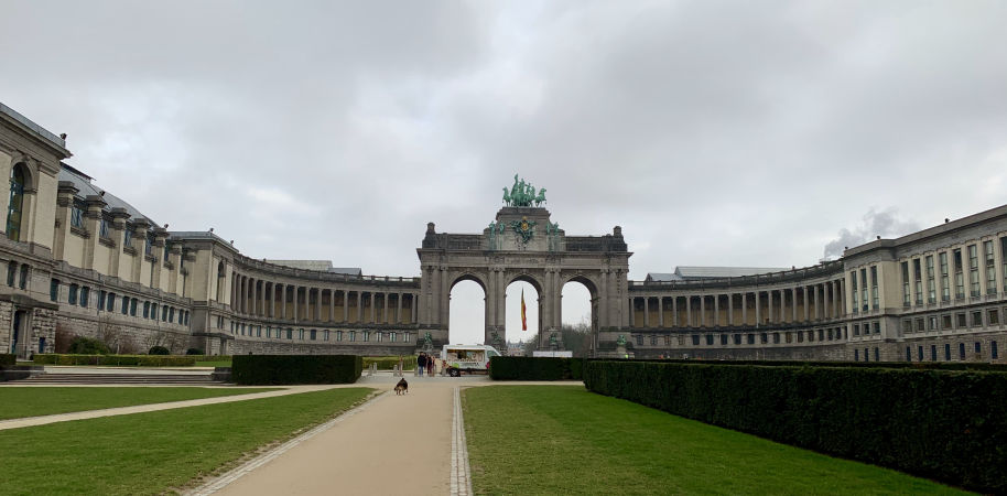 Le parc du cinquantennaire à Bruxelles