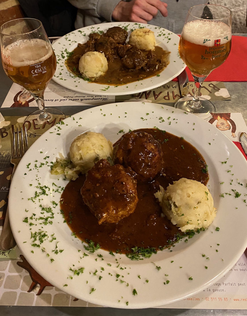 La carbonade flamande au Restobières