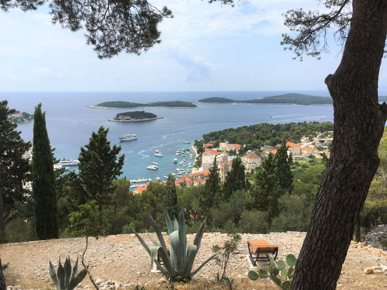 Panorama depuis la forteresse de Hvar