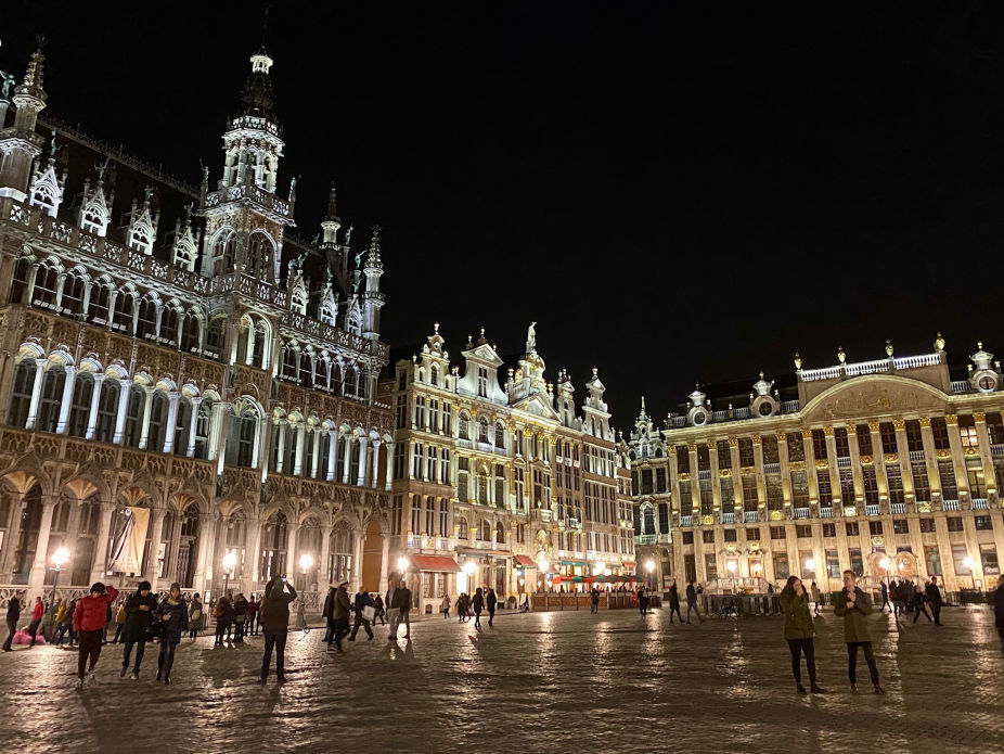 La Gran Place de nuit