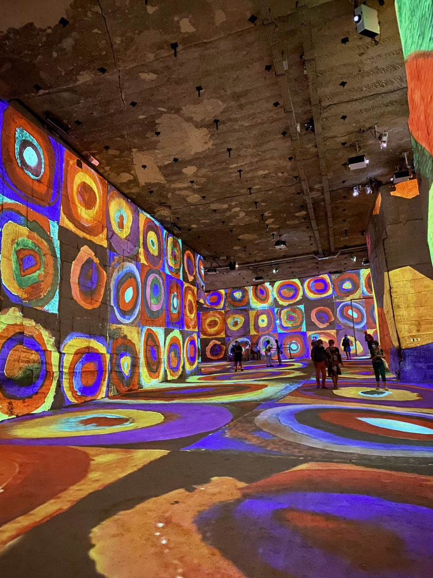 Les fameuses Carrières de Lumière des Baux de Provence