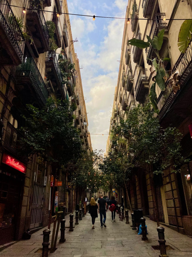 Les jolies petites rues du quartier gothique