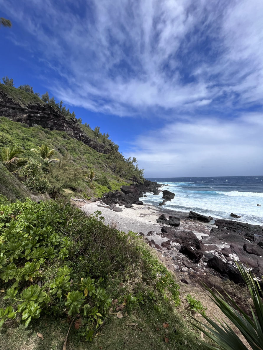 Les jolies plages depuis la randonnée du piton Grande Anse