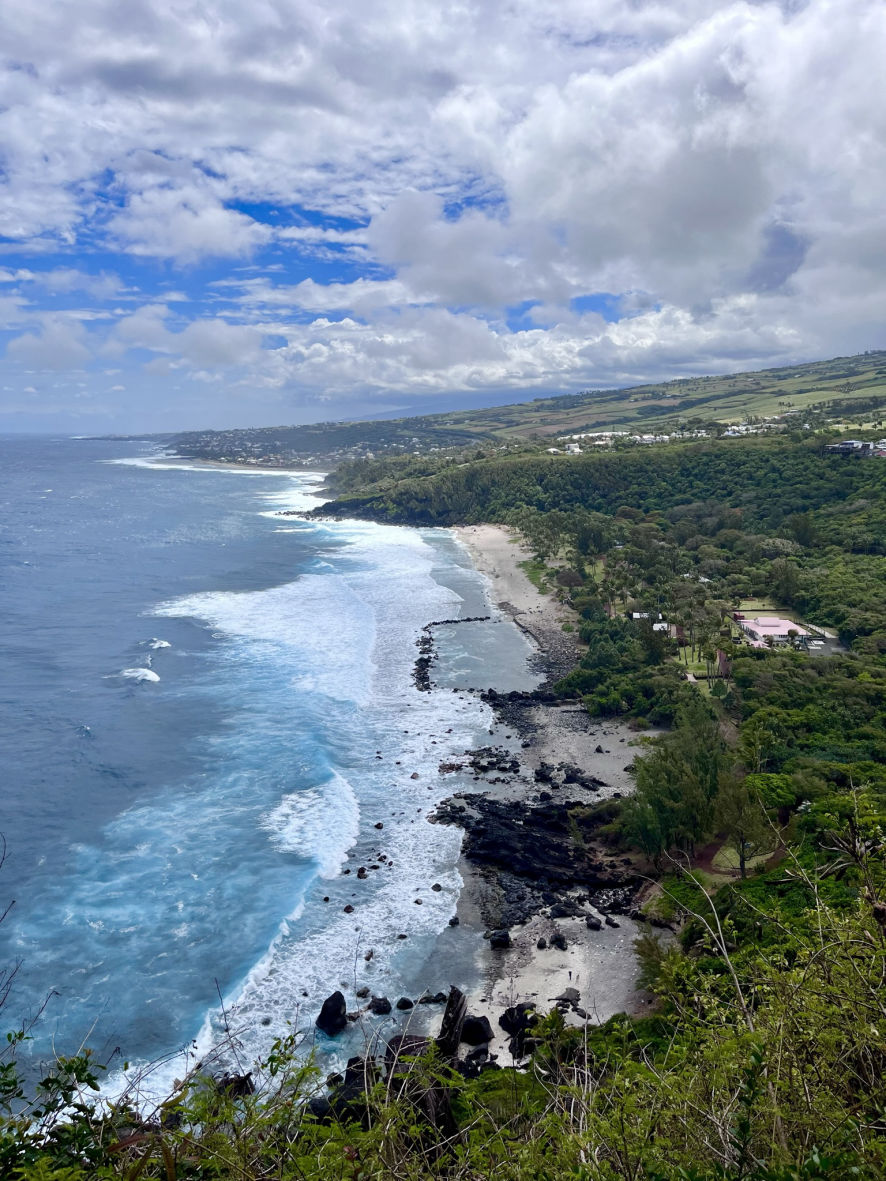 La vue depuis depuis le piton Grande Anse