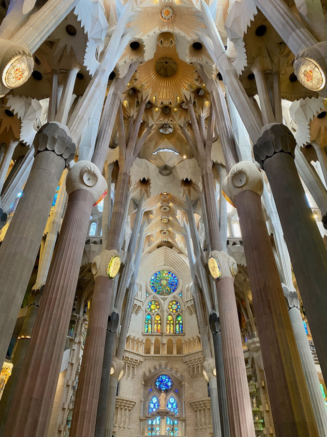 Les arches de la Sagrada Família