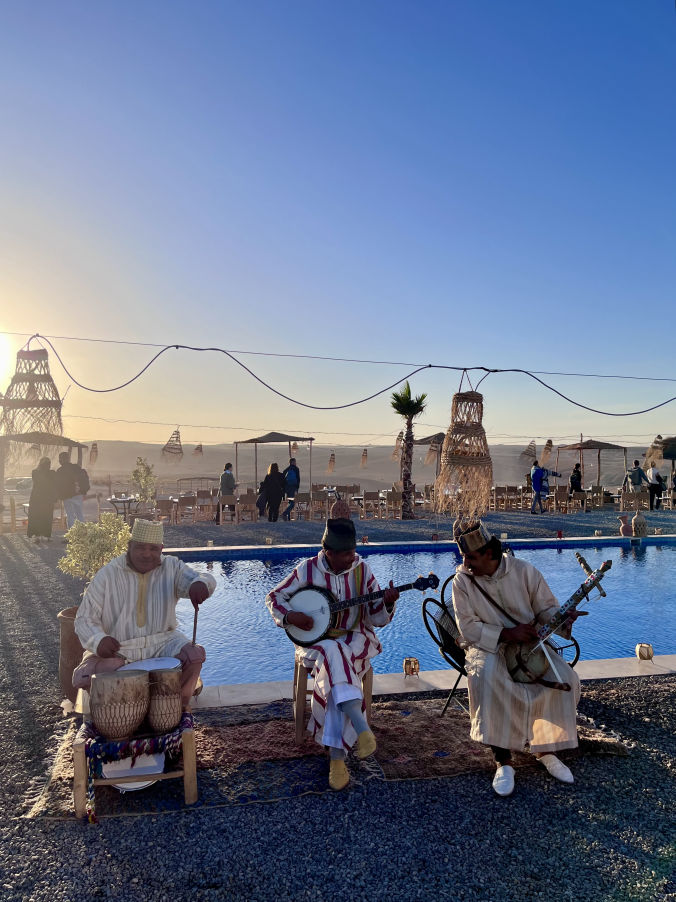 Les musiciens de musique traditionnelle berbère