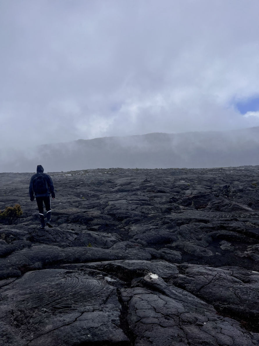 L'atmosphère particulière au Piton de la Fournaise