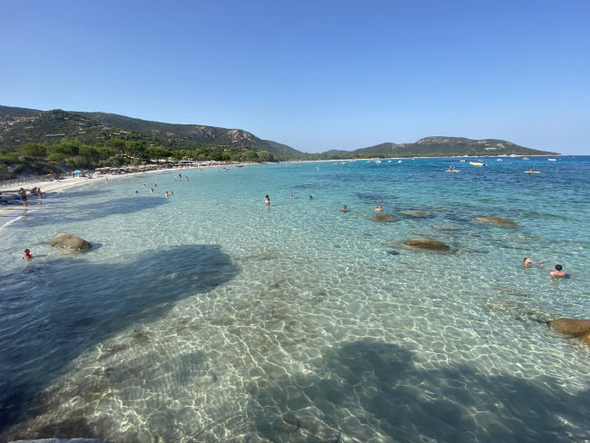 Plage de Palombaggia à Porto-Vecchio