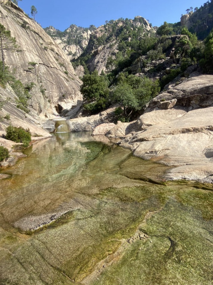 Les piscines naturelles de Purcaraccia