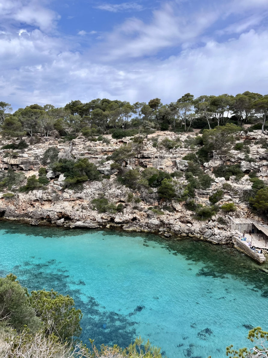 La vue sur la Cala Pi