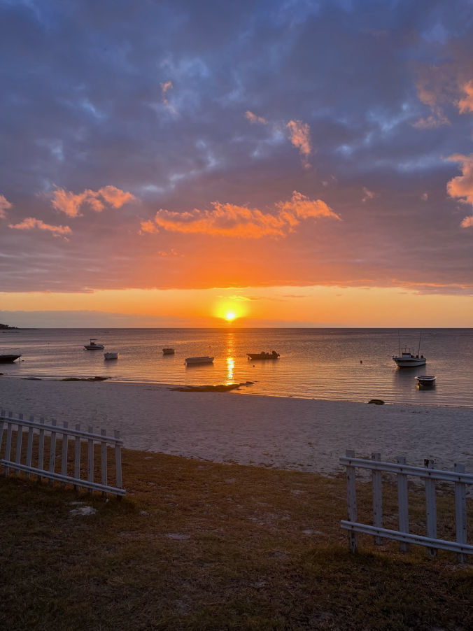 Les couchers de soleil à Trou-aux-Biches