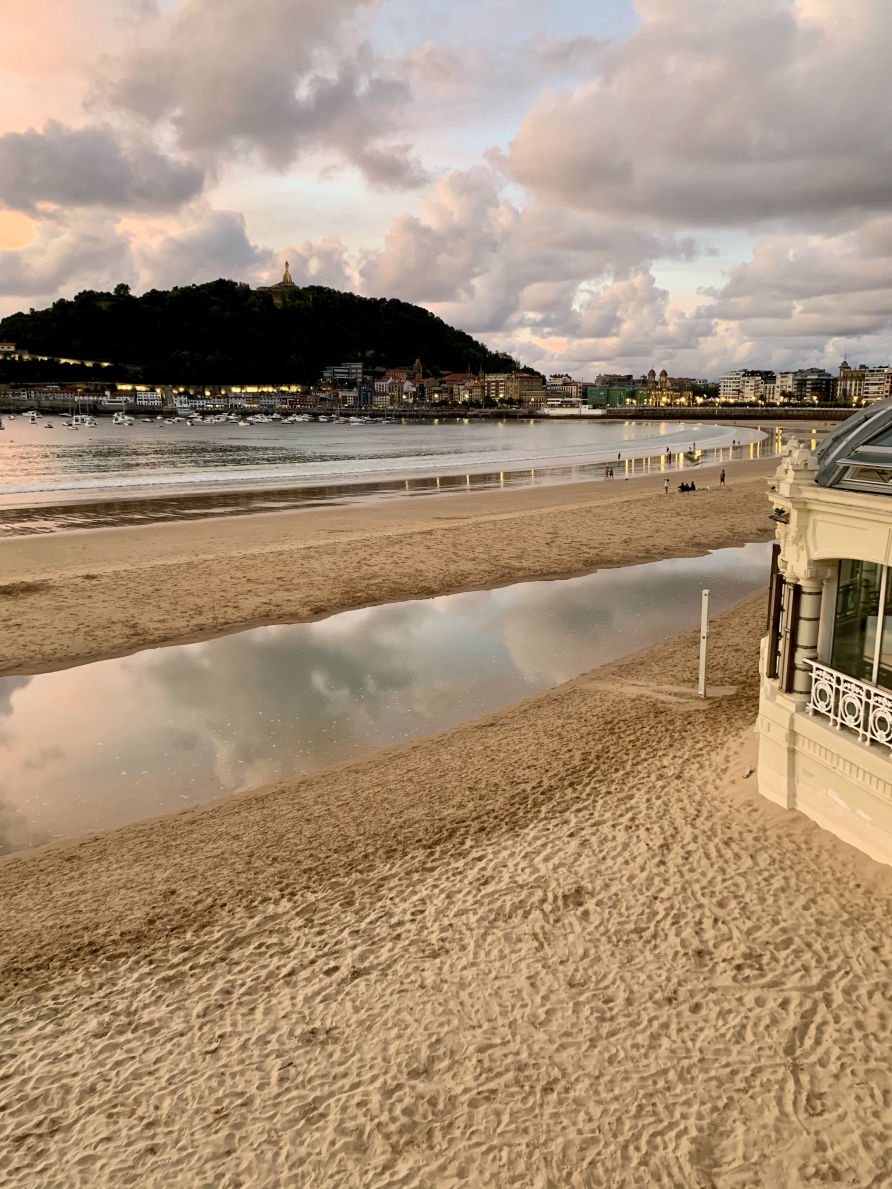 La baie de la Concha à San Sebastián