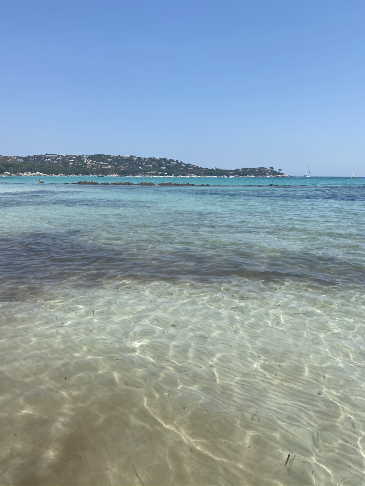 La plage de Santa Giulia à Porto-Vecchio