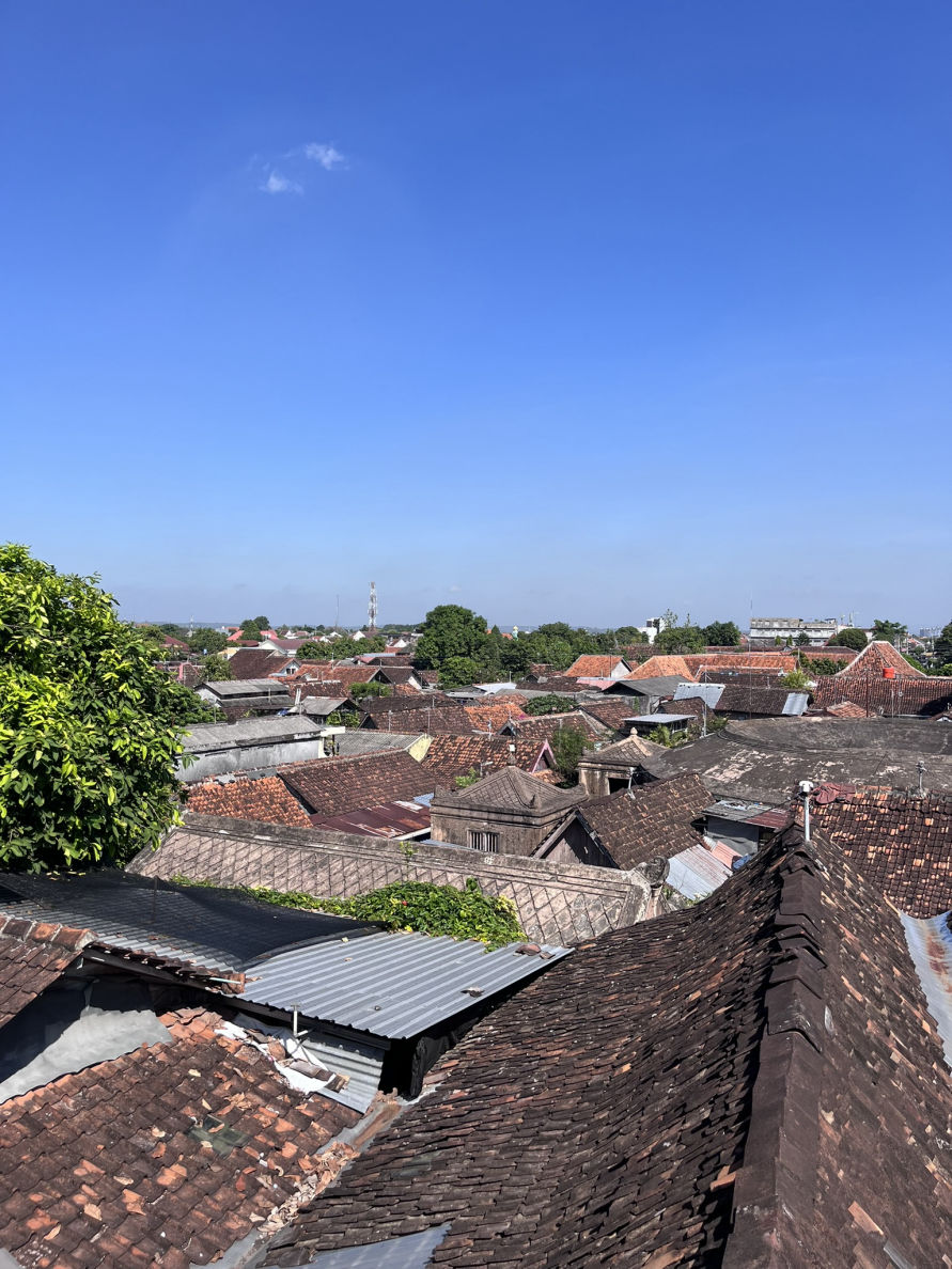 Une magnifique vur sur la ville de Yogyakarta