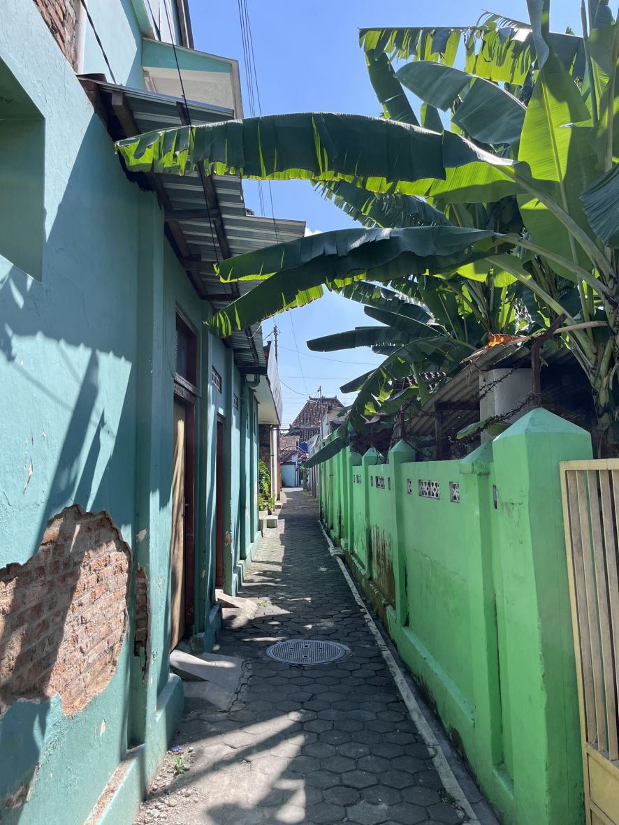 Les jolies rues colorées de Yogyakarta
