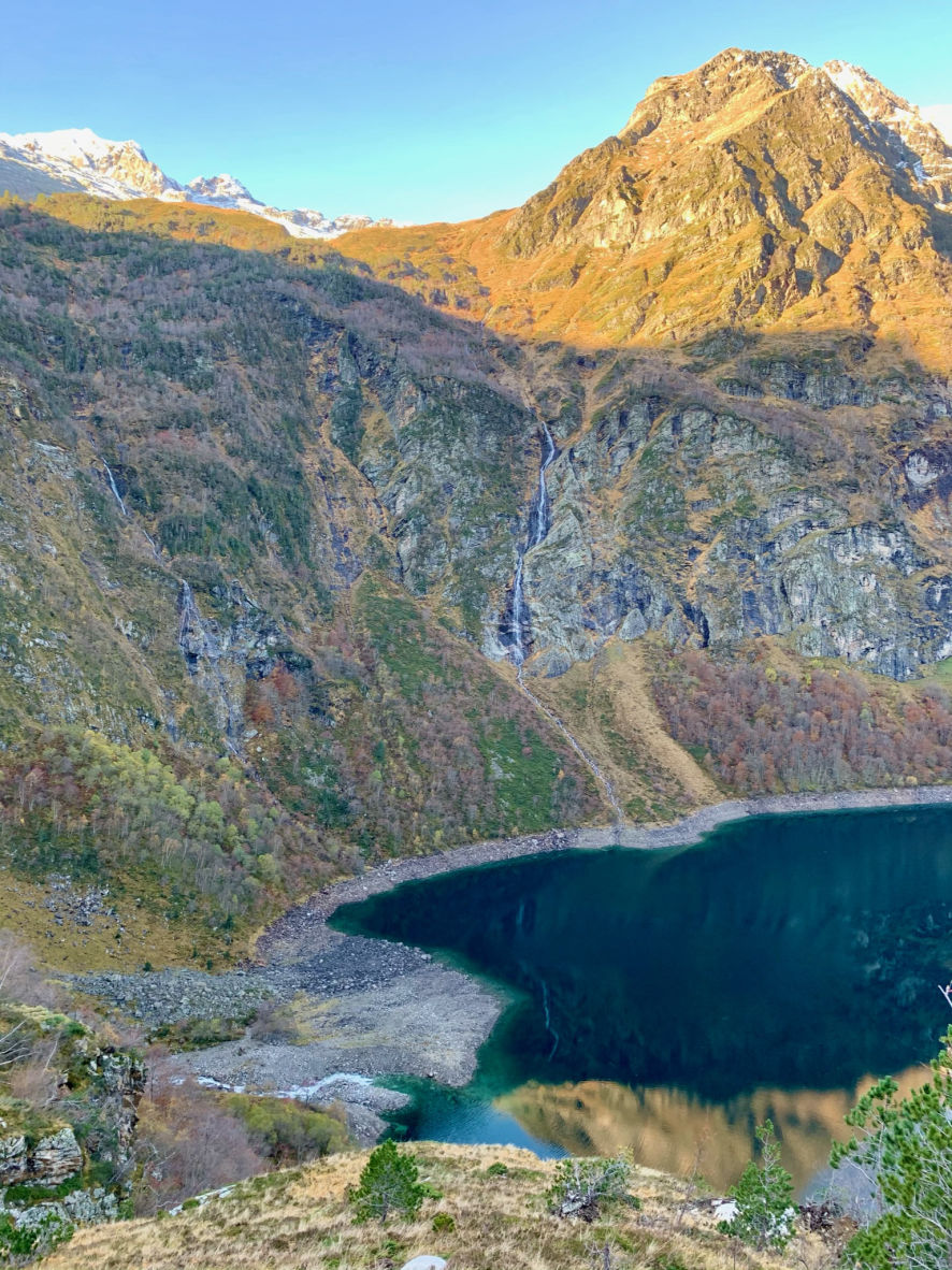 Le lac d'Oô dans les Pyrénées