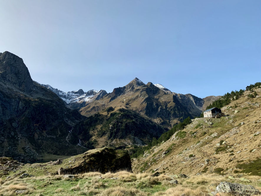 Le refuge du lac d'Espingo