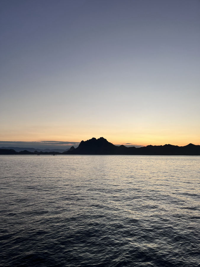 Les paysages en direction de l'île de Padar