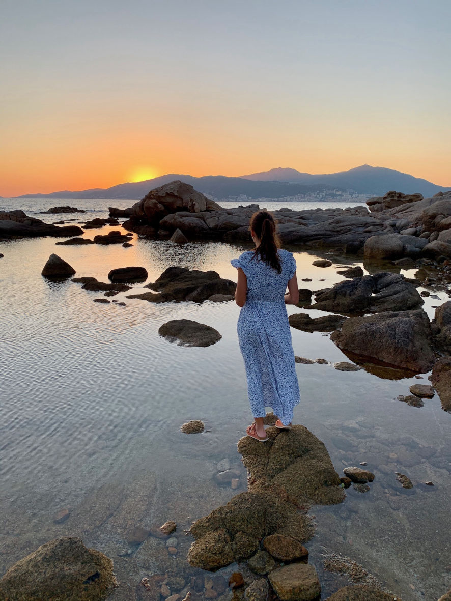Coucher de soleil à Porticcio