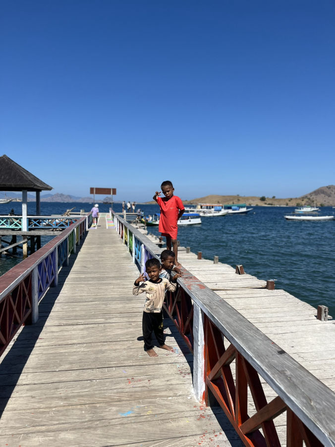Les jeunes habitants de l'île