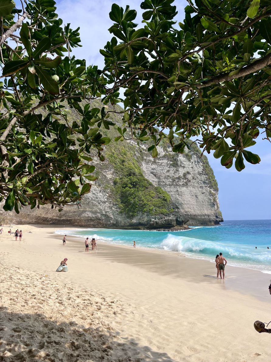 La plage T-rex à Nusa Penida