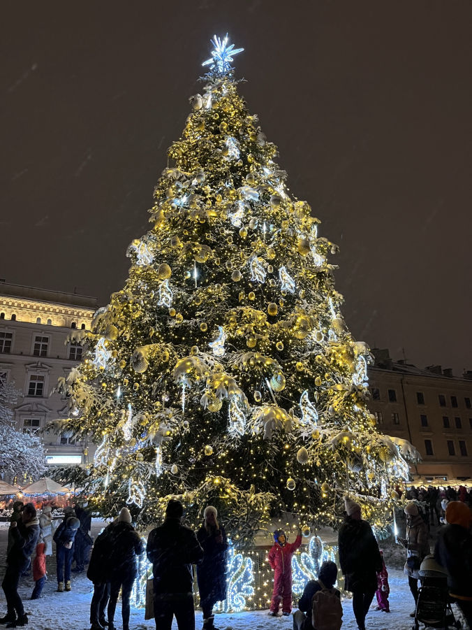 Cracovie pendant la période de Noël