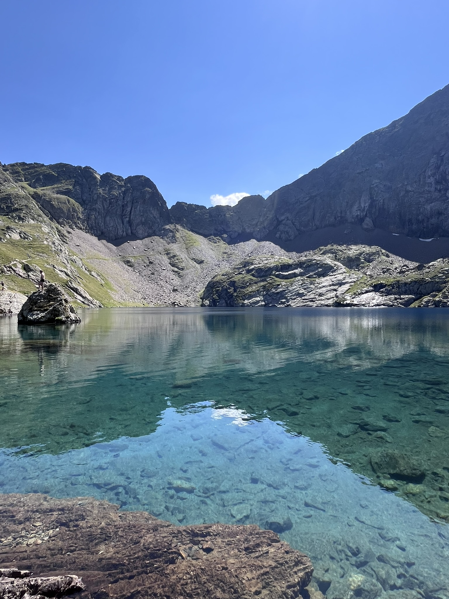 Le lac supérieur des lacs de Vénasque