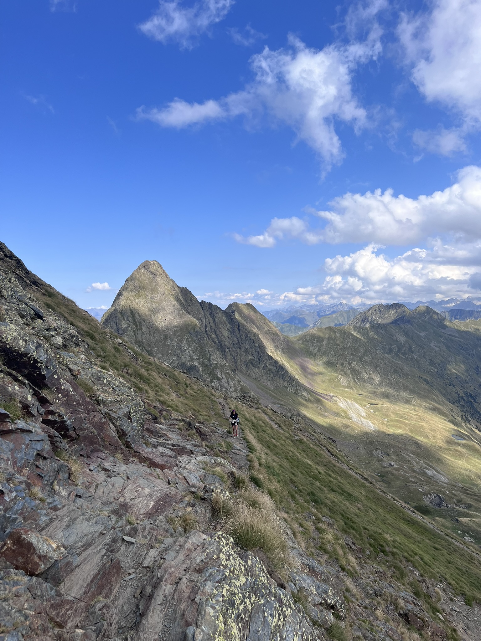 Montée vers le Pic de Sauvegarde