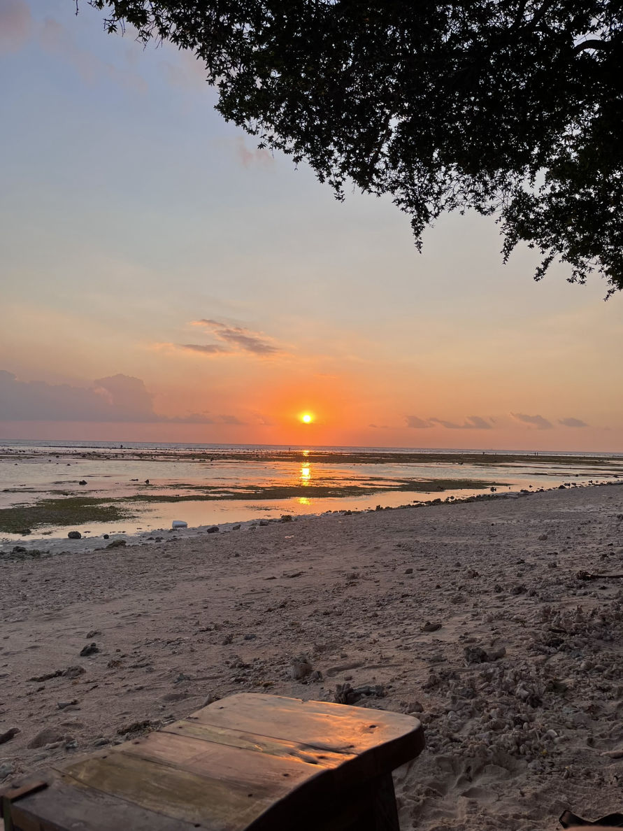Les couchers de soleil à Gili Trawangan