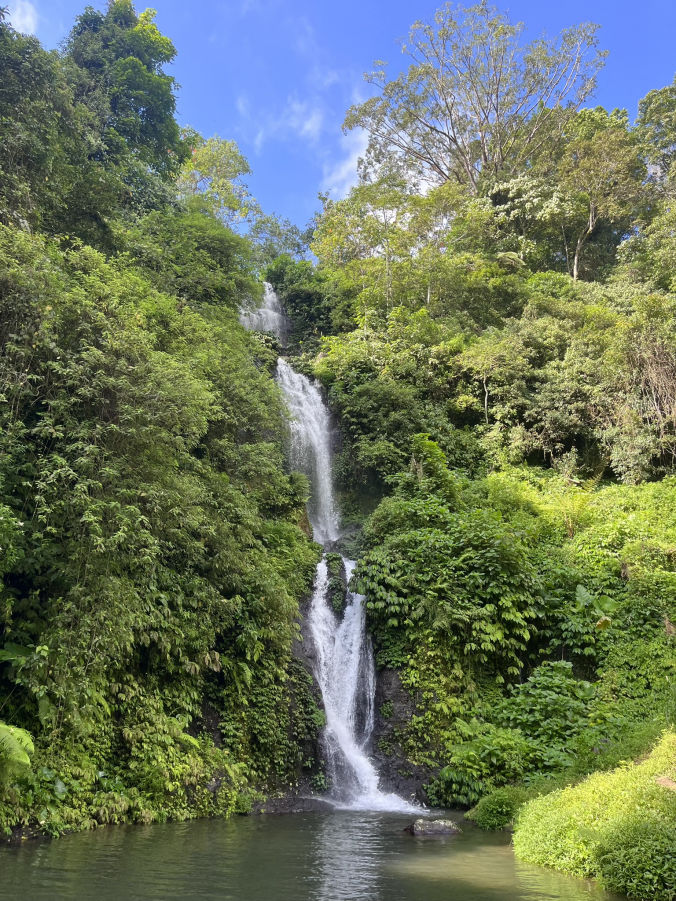 Les Banyumala twin waterfalls