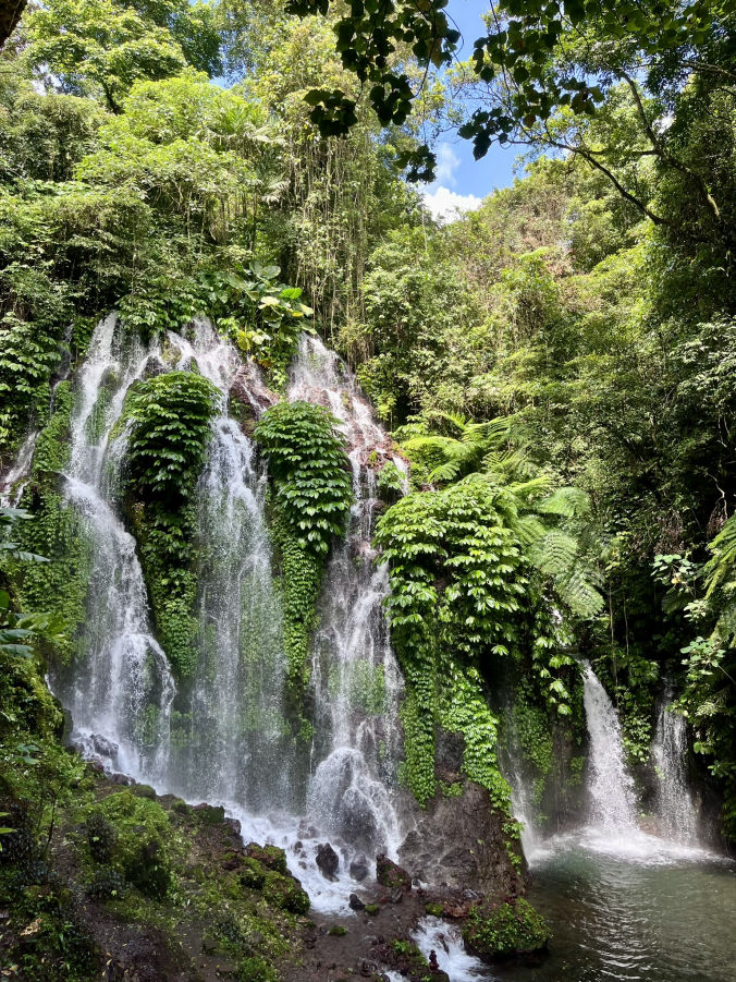 Les magnifiques cascades de Banyu Wana Amertha à Bali