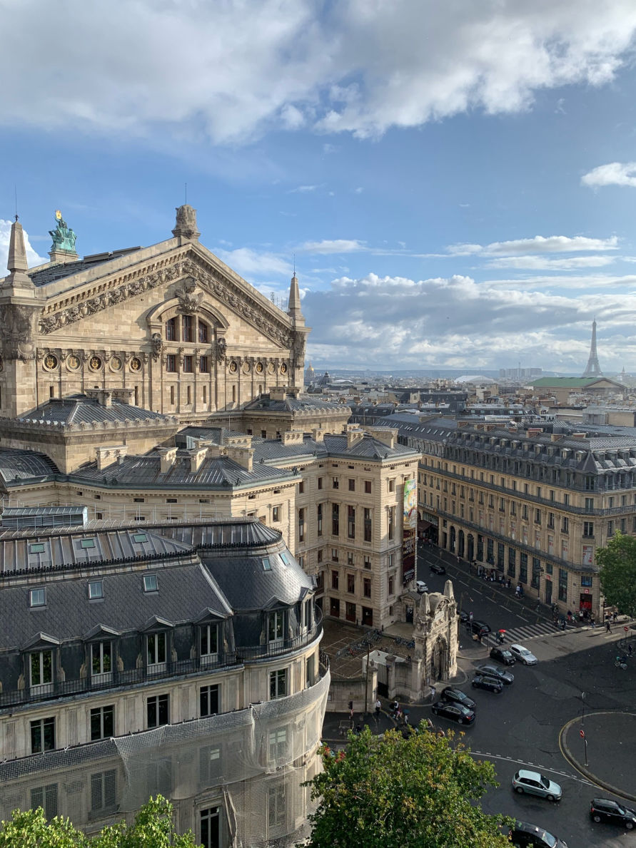 Le rooftop des galeries Lafayette