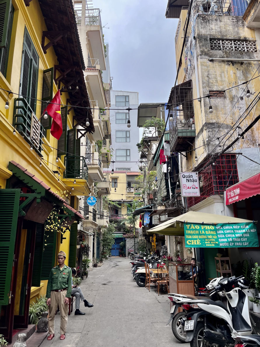 Les jolies petites rues d'Hanoï