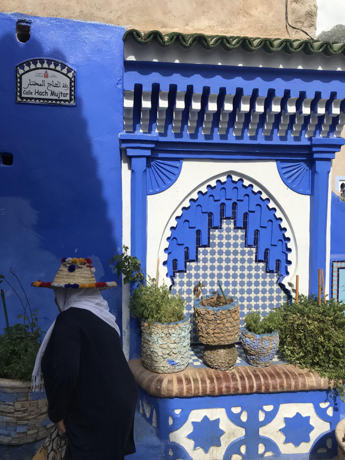 Une habitante de Chefchaouen