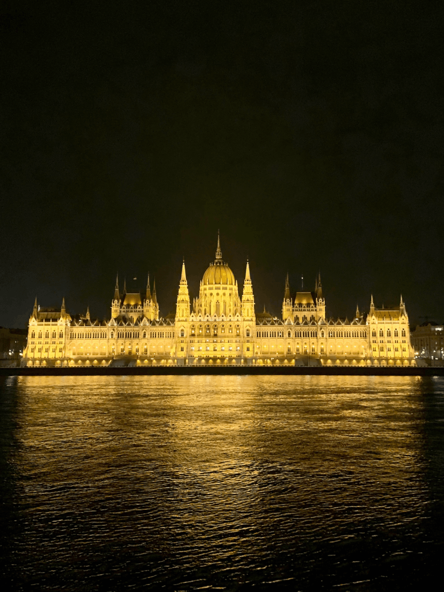 Le Parlement de Budapest de nuit